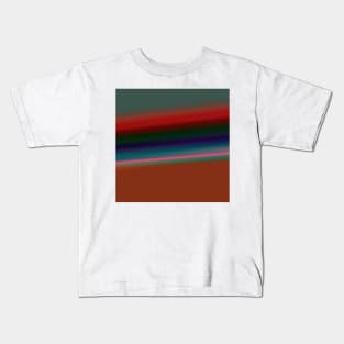 RED BLUE GREEN TEXTURE ART Kids T-Shirt